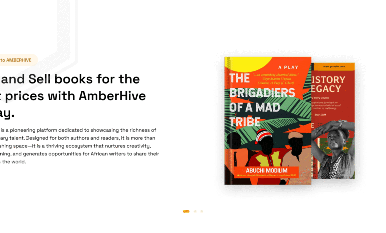 Books Come Alive on AmberHive: A New Chapter for African Readers and Writers